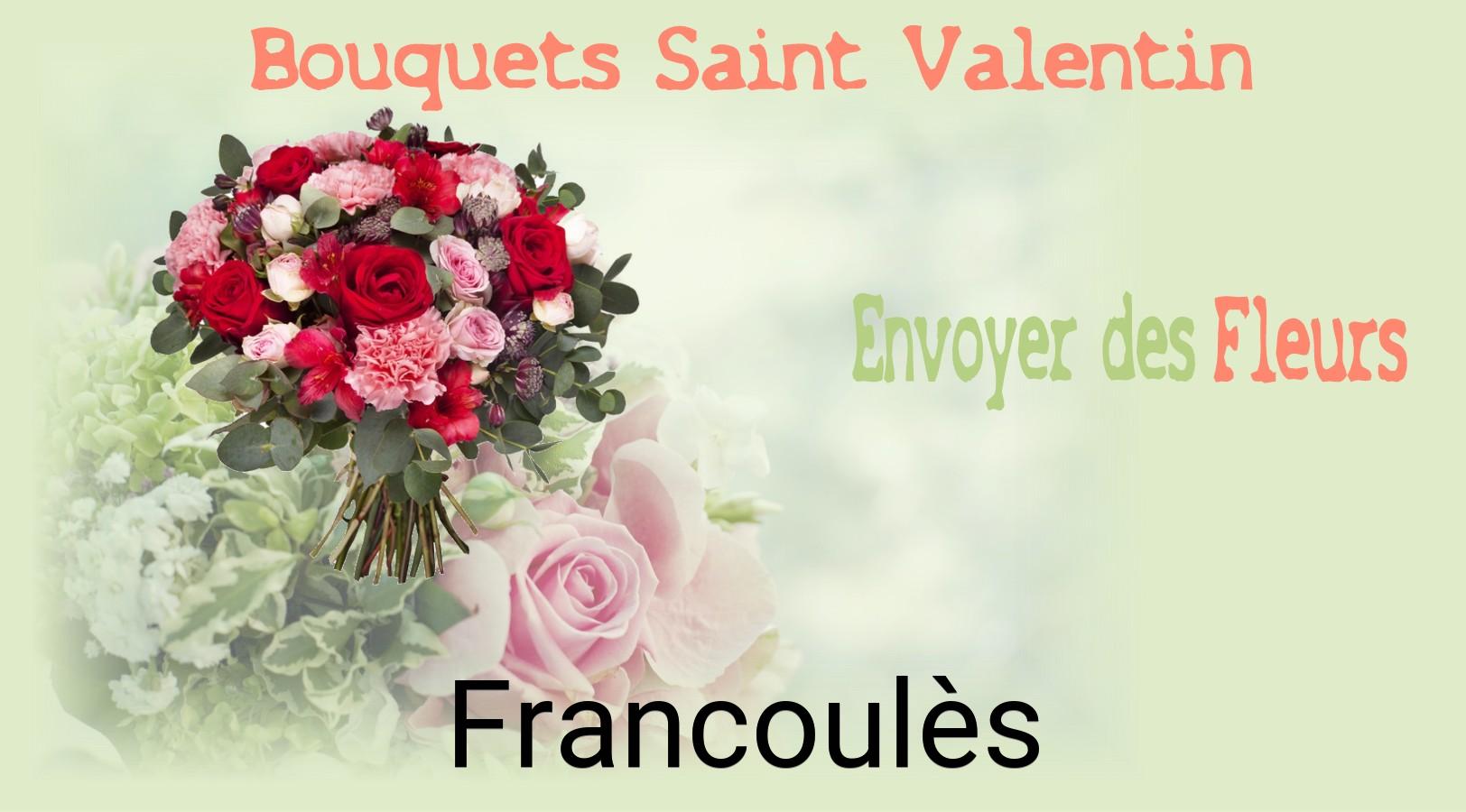 Roses de Saint-Valentin livrées à Francoulès
